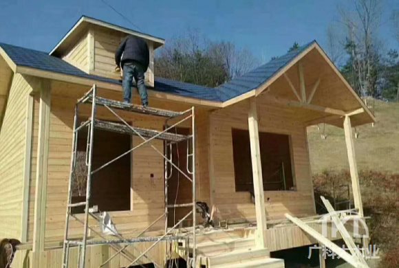 西安防腐木工具房制作